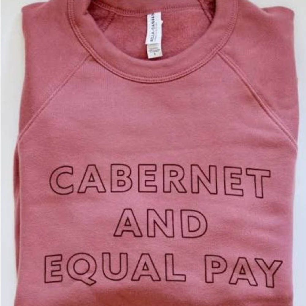 Overseasoned | Cabernet & Equal Pay Cozy Soft Sweatshirt (NWT!)